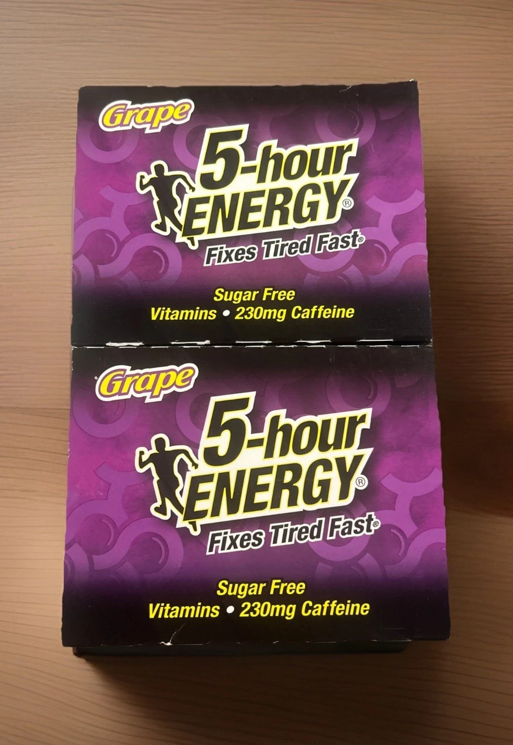 5 Hour Energy Extra Grape Shots 12 Ct Box 1.93 Oz Lot of 6 12 packs