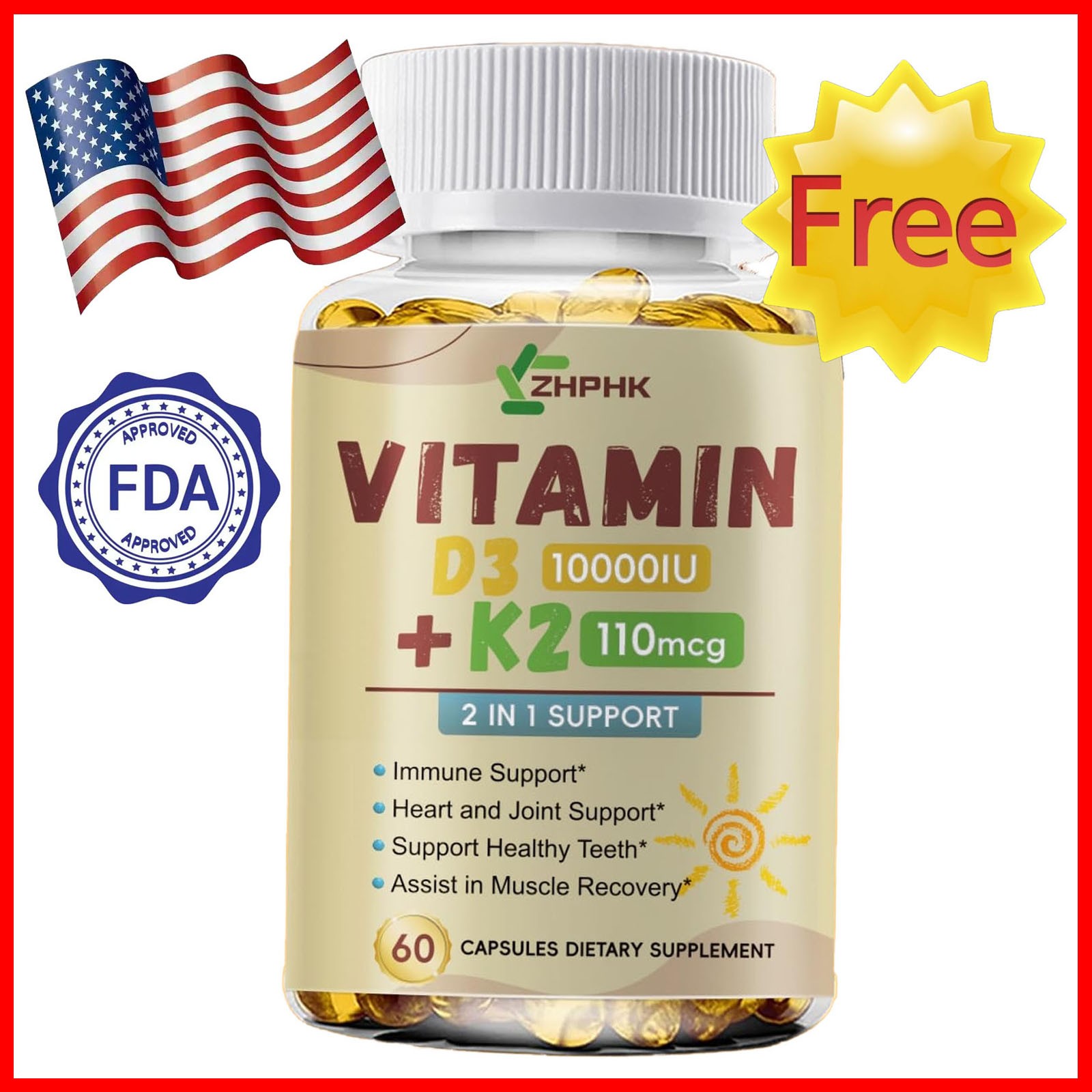 D3K2 capsules contribute to bone health cardiovascular protection and metabolism