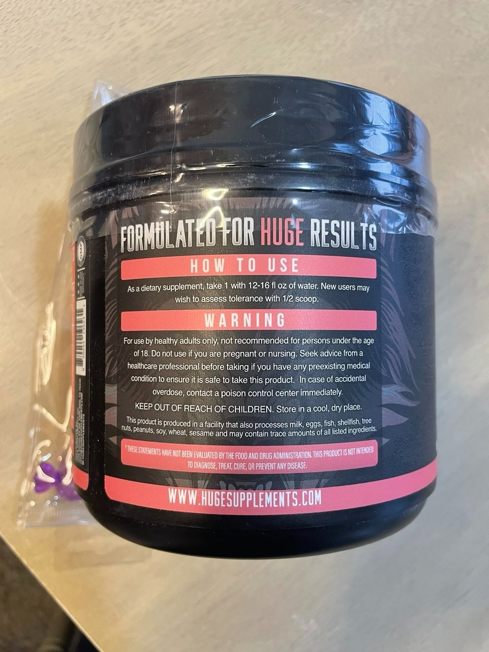 Huge Supplements EAA – Essential Amino Acids Powder 1 Can | New | Factory Sealed