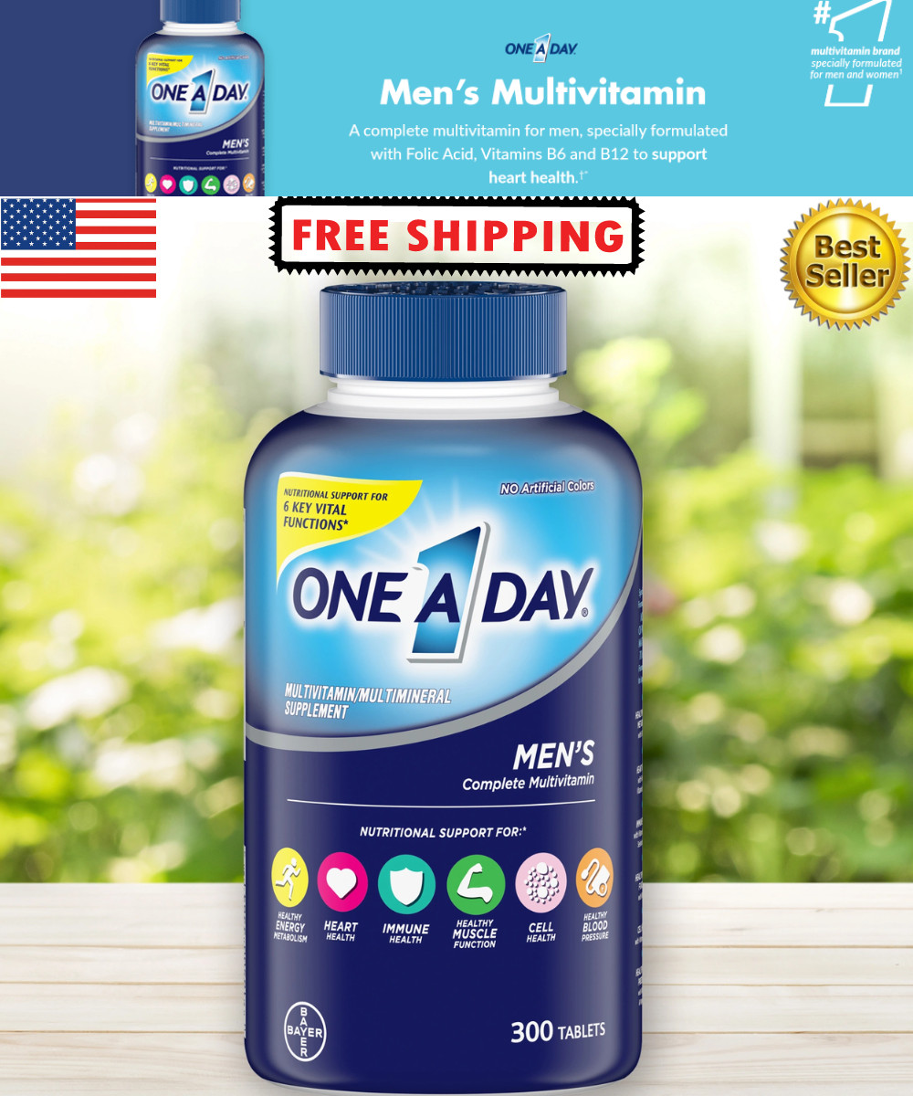 One A Day Men’s Healthy Advantage Multivitamin 300 Tablets Support Immune Health