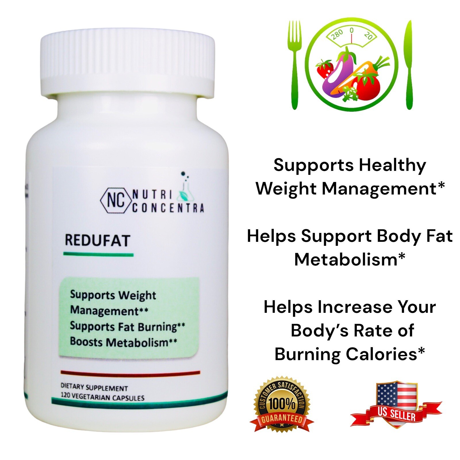 White Kidney Beans Extract, Caralluma, African Mango, Green Tea, Fat Burn.