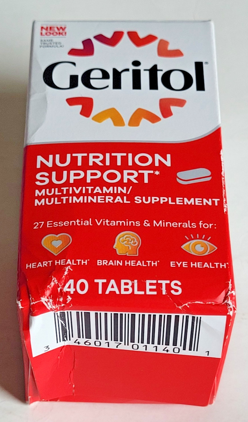 Geritol, Multivitamin Supplement, Contains B-Vitamins, Antioxidants Exp- 9/2028