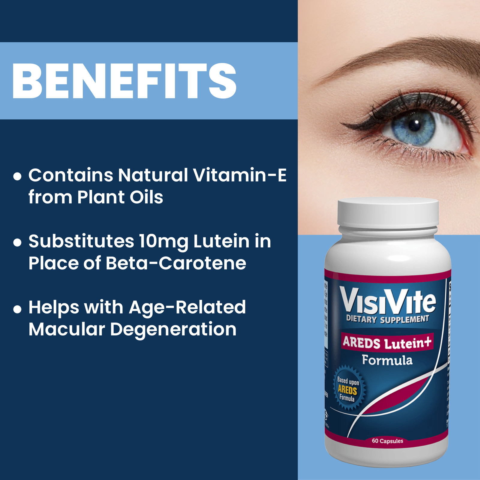 VisiVite® AREDS Lutein+ Eye Vitamin Formula