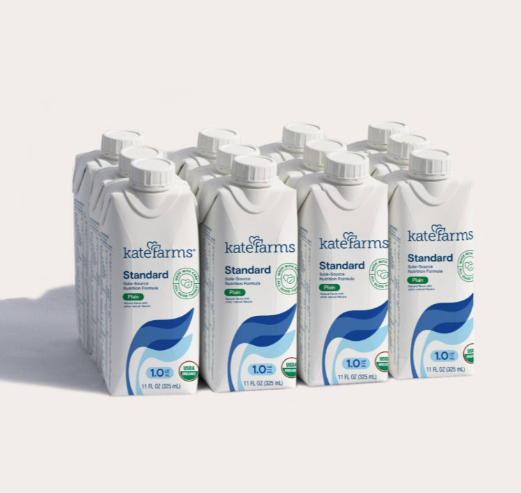Kate Farms Standard 1.0 PLAIN Sole Source Nutrition 2 Case 24 pk Best By 6/2025