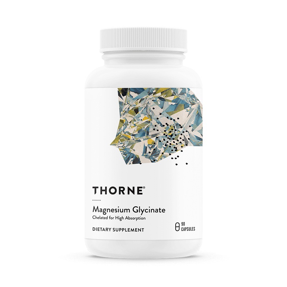 Thorne Magnesium Glycinate Chelate supplement,High Absorption, 90 Capsules/120mg