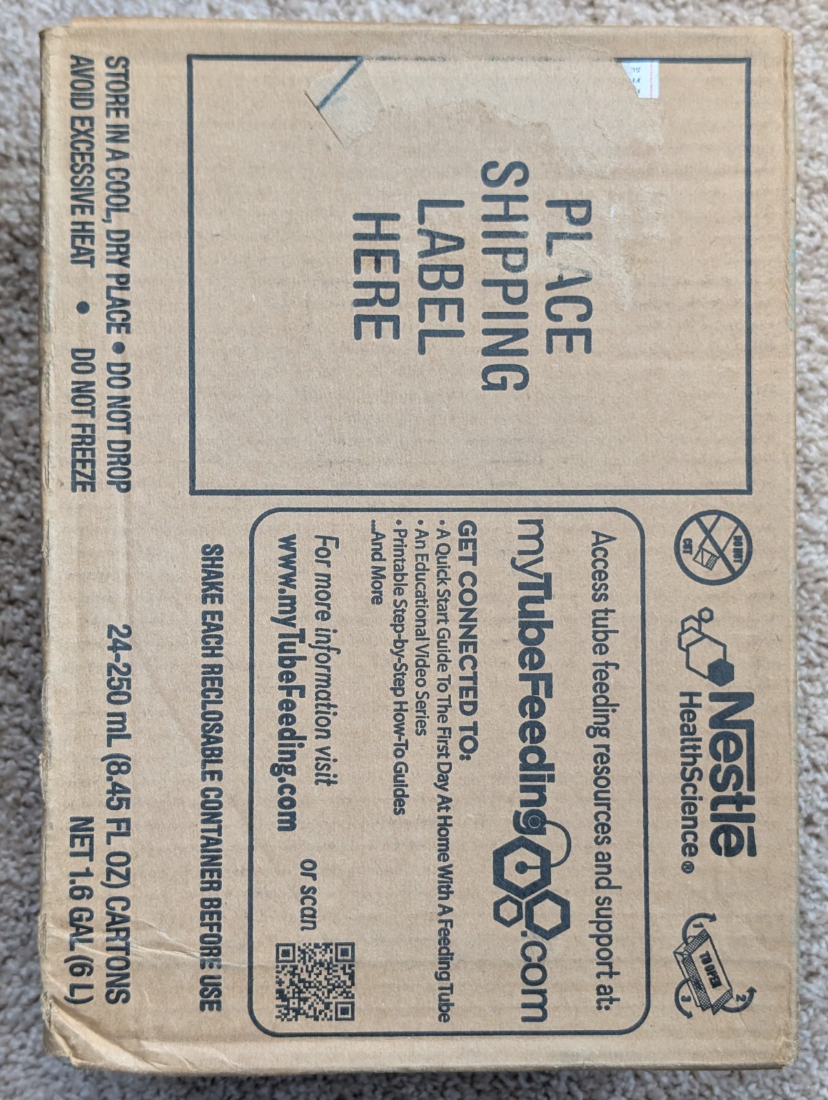 Isosource 1.5 Cal Unflavored – Case of 24 (250 mL)–Exp. 10/26