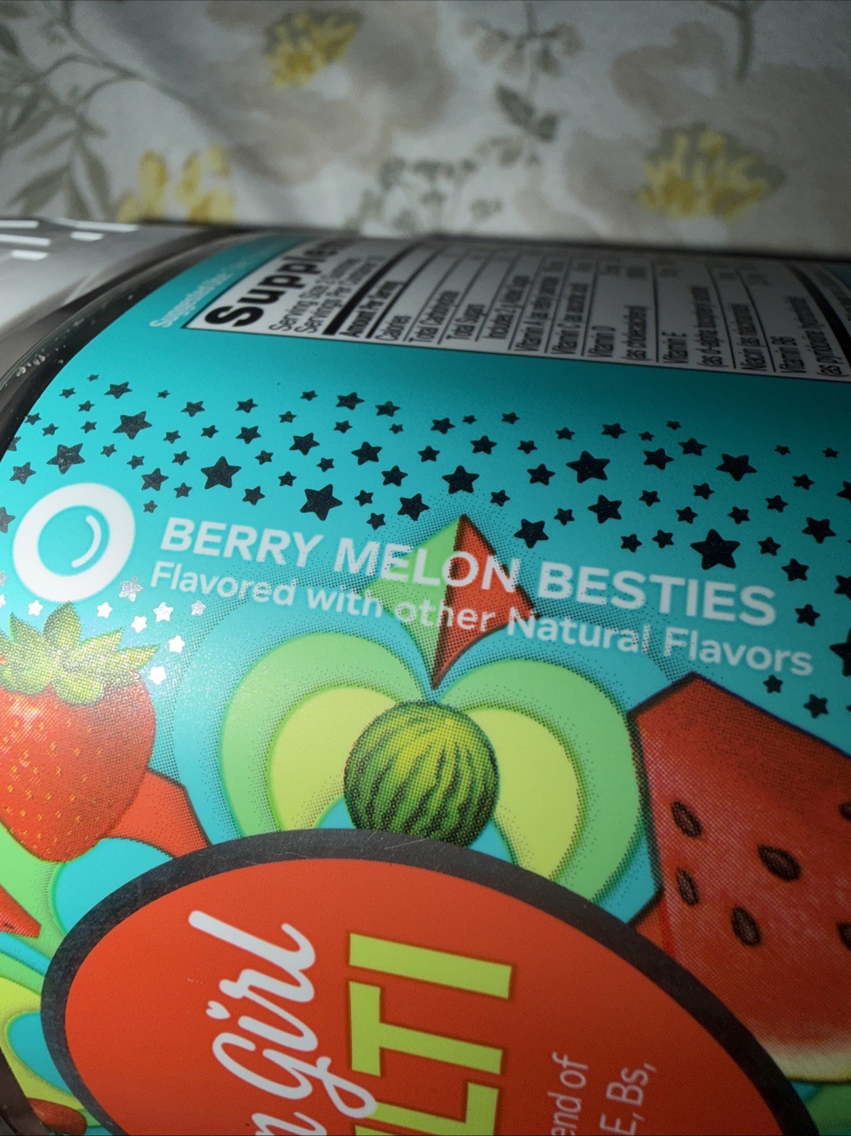 Olly Teen Girl Multivitamin Gummies 70 Count Strawberry Melon Flavor Exp 11/26