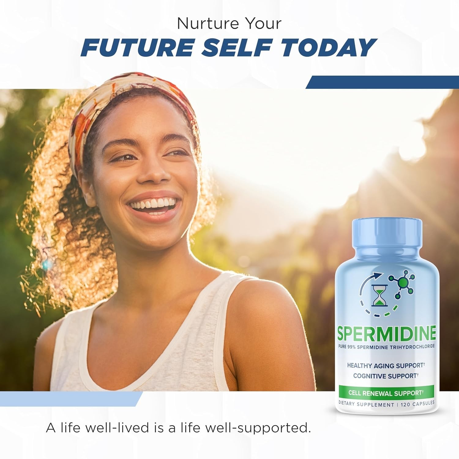 Spermidine Supplements for Women & Men – Longevity Support with Spermidine 3H…