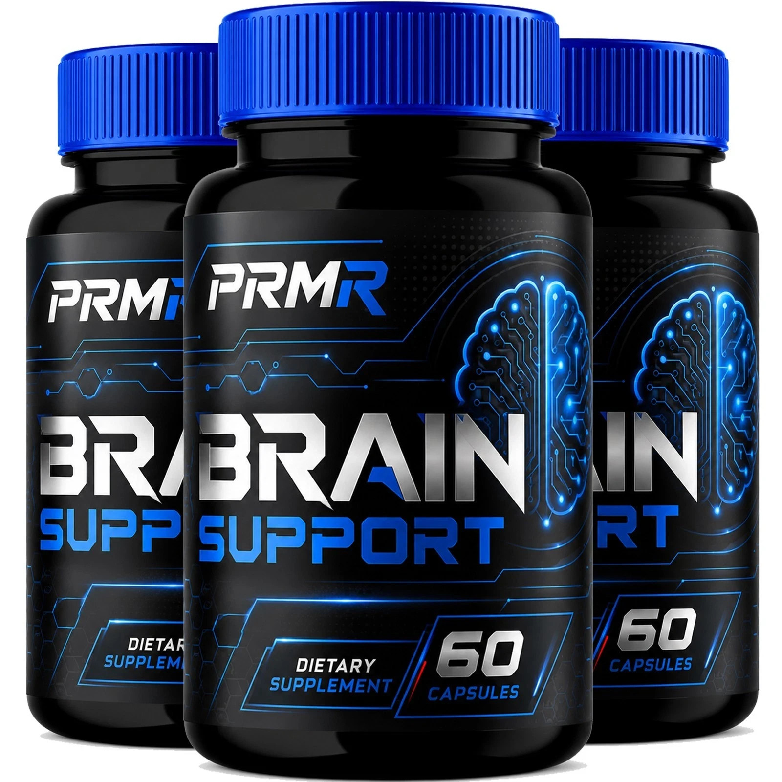 Brain Support Nootropic Supplement Cognitive Support, Improves Memory ( 3 Pack )