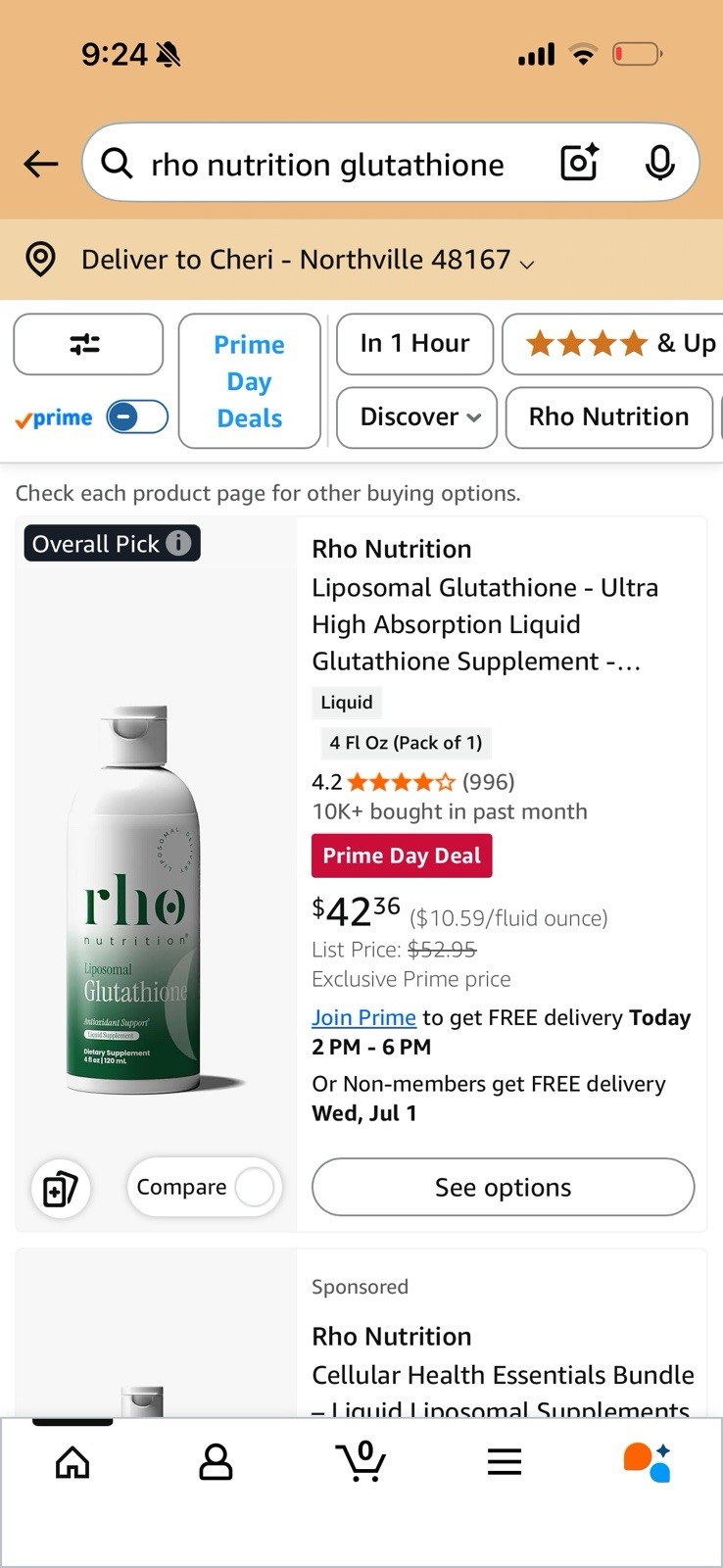 Rho Nutrition Bundle – Collagen Peptides, Magnesium, NAD+, and Glutathione