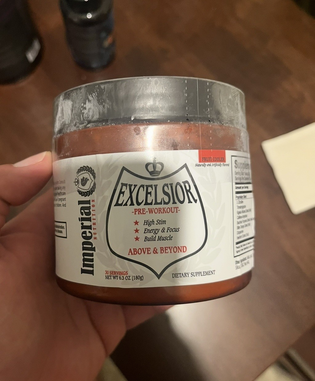 excelsior pre workout 6/26 smooth
