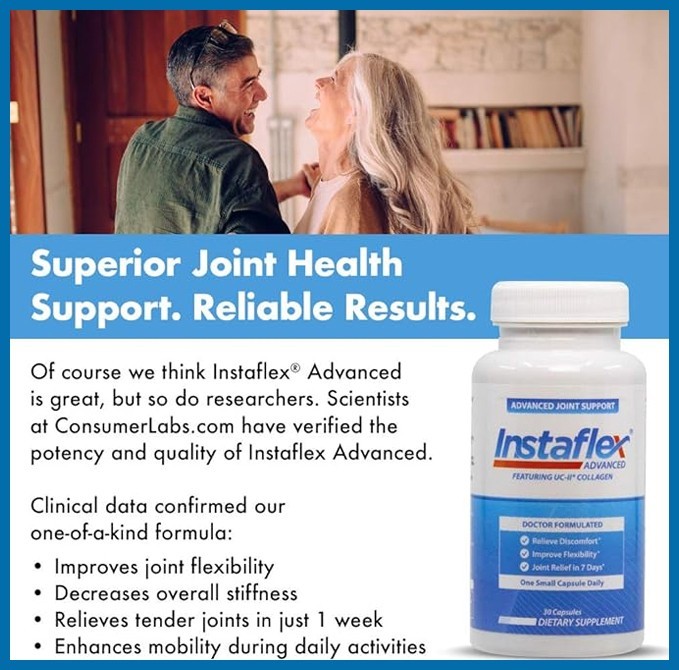 Pack of 3 – Instaflex Advanced Joint Support Doctor Formulated – 90 Capsules