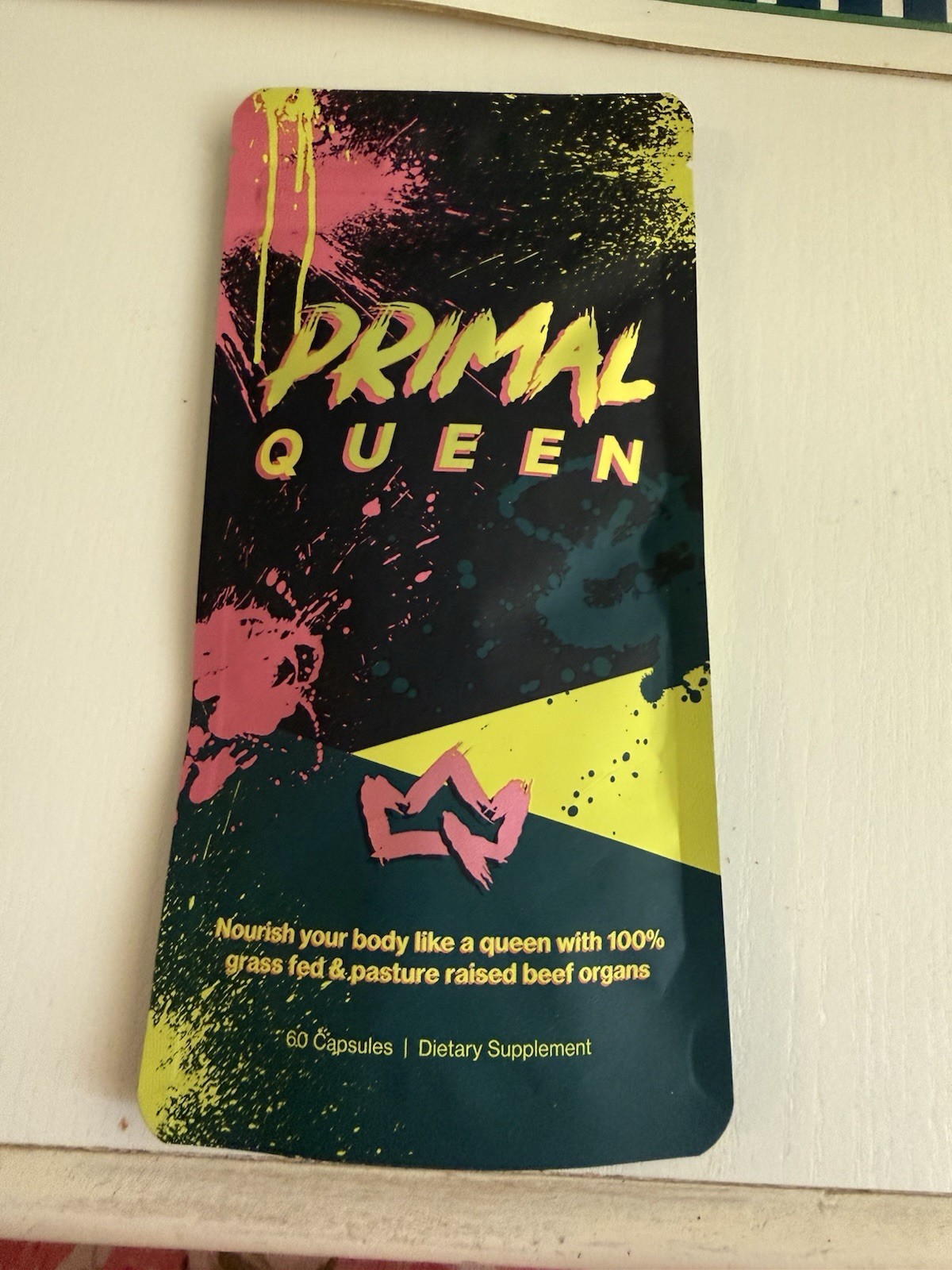 Primal Queen Female-Optimized Beef Organ Superfood Supplements 60 Capsules 12/27