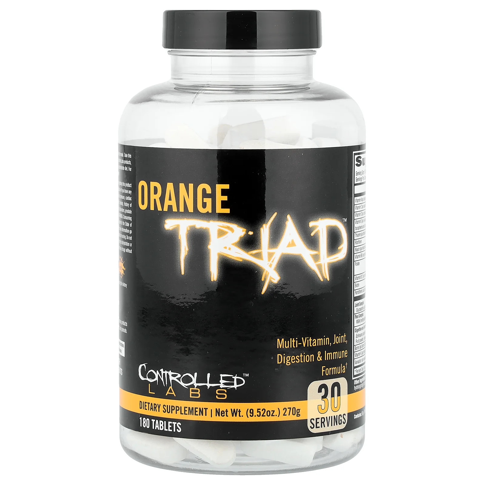 2 X Controlled Labs, Orange Triad�, Multi-Vitamin, Joint, Digestion & Immune Fo