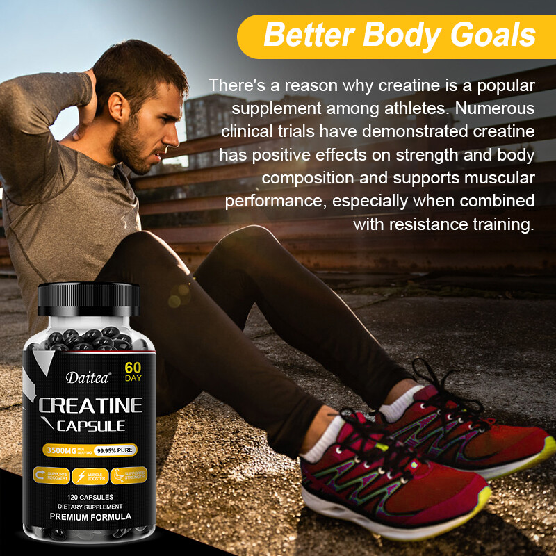 Creatine Monohydrate 3500mg 120 Capsules Creatine Endurance Muscle Boost Energy