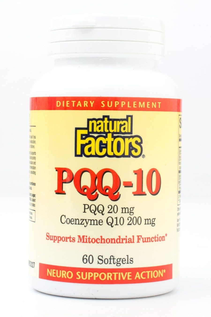 Natural Factors PQQ-10 60 Softgels Exp. 4/2027