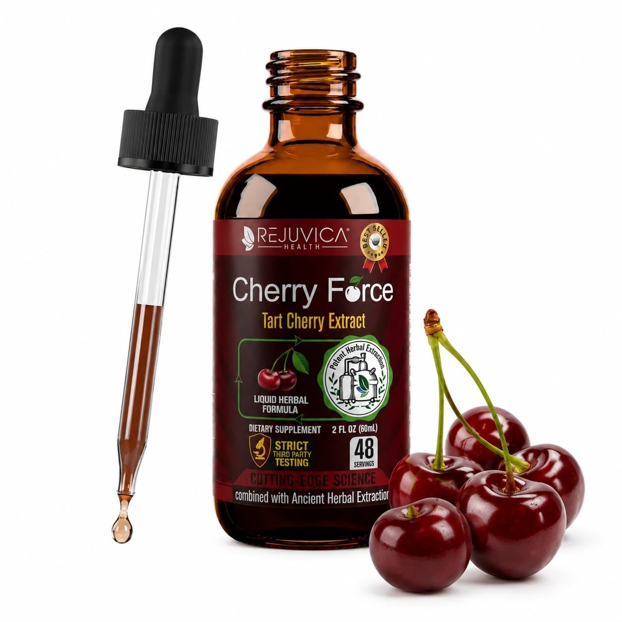 Tart Cherry Extract Liquid – Advanced Phytonutrient Formula for Better Absorptio