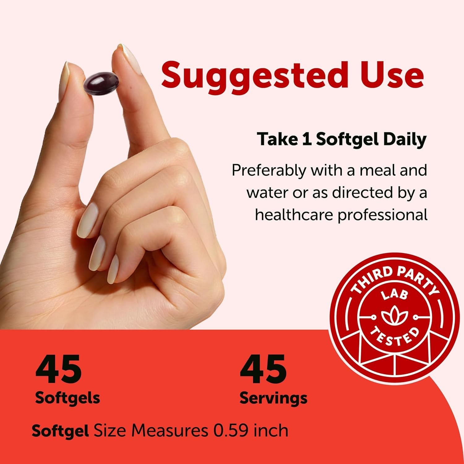 Fresh Microalgae Source: Astaxanthin 12mg Softgel with MCT Oil – 45 Pack
