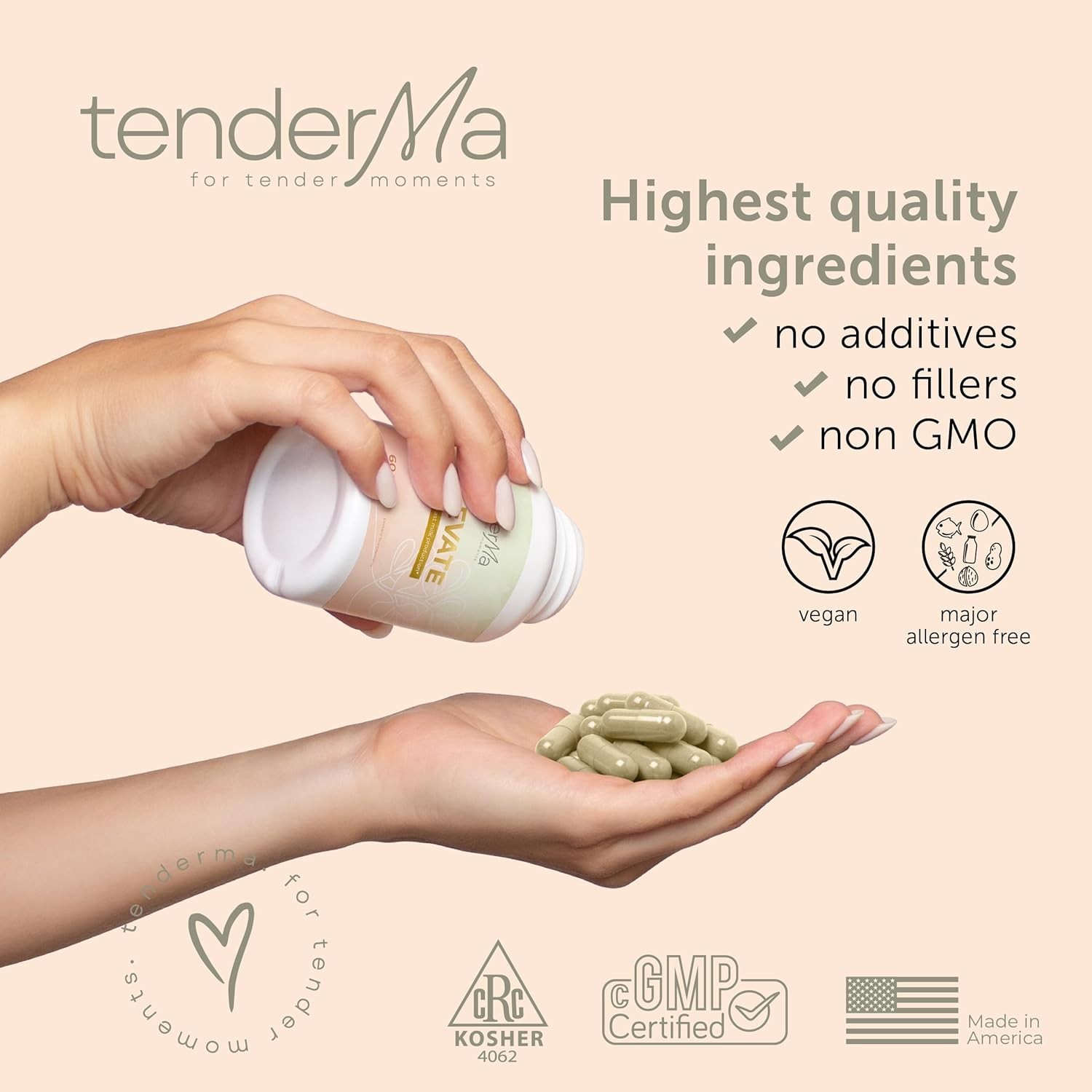 Lactation & Breast Milk Support Supplement Fenugreek Moringa Fennel & Alfalfa