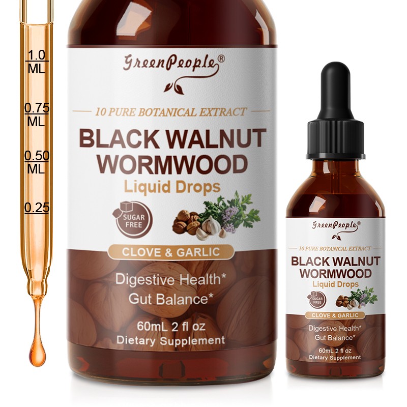Parasite Cleanse Tincture/Extract-Wormwood, Black Walnut Hull, Clove 2-8oz