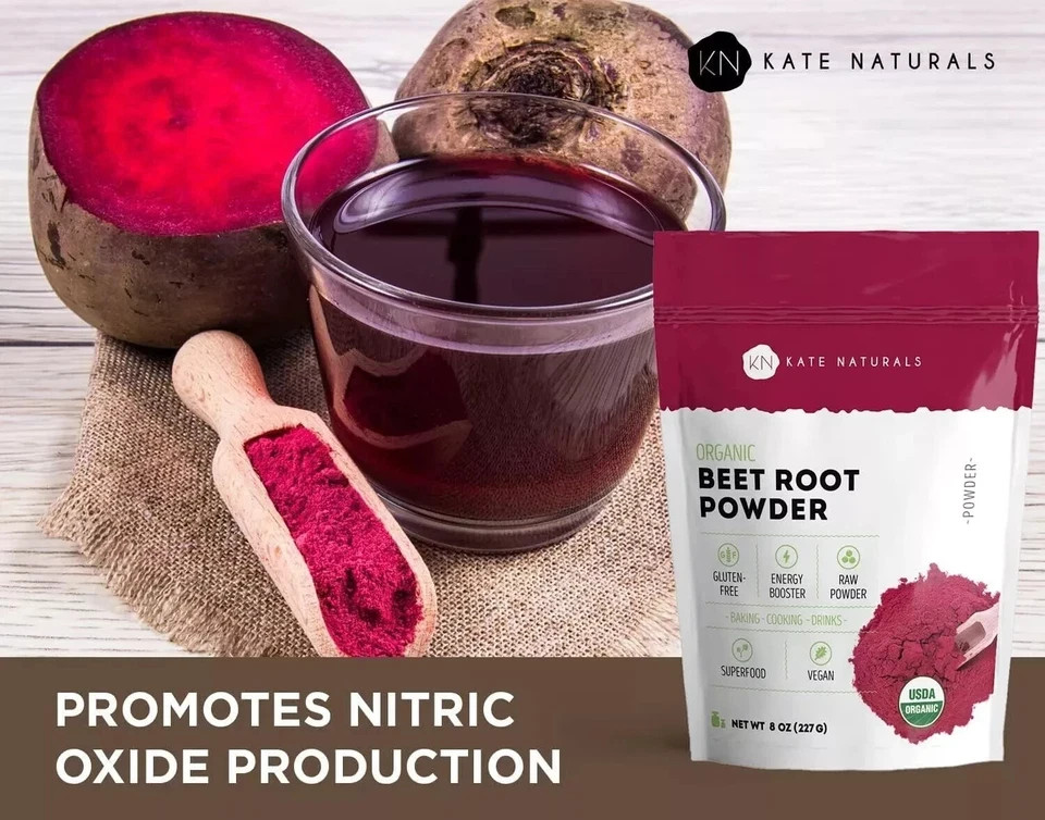 Nitric Oxide Organic Beet Root Powder Super Beets Superfood Supplement