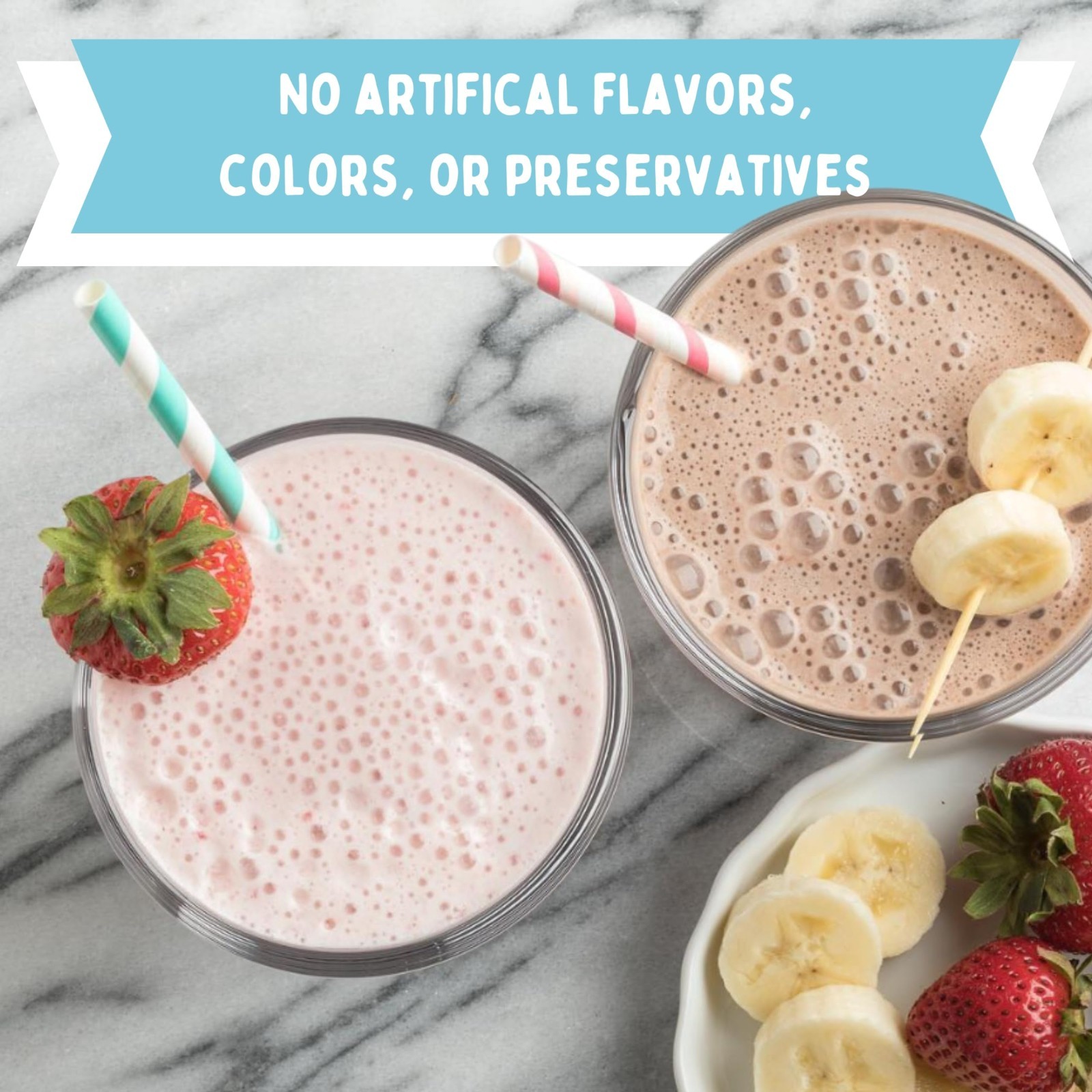 Fruit Smoothie Mix Variety Pack – Strawberry, Banana & Orange, No Artificial Add