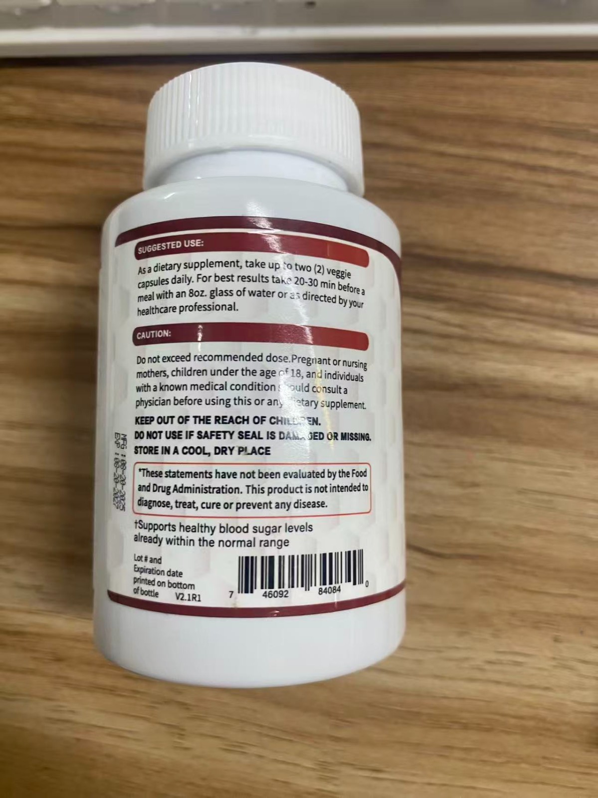 Toplux Blood Sugar Complex 2 Pack 120 Caps Cinnamon Chromium Support