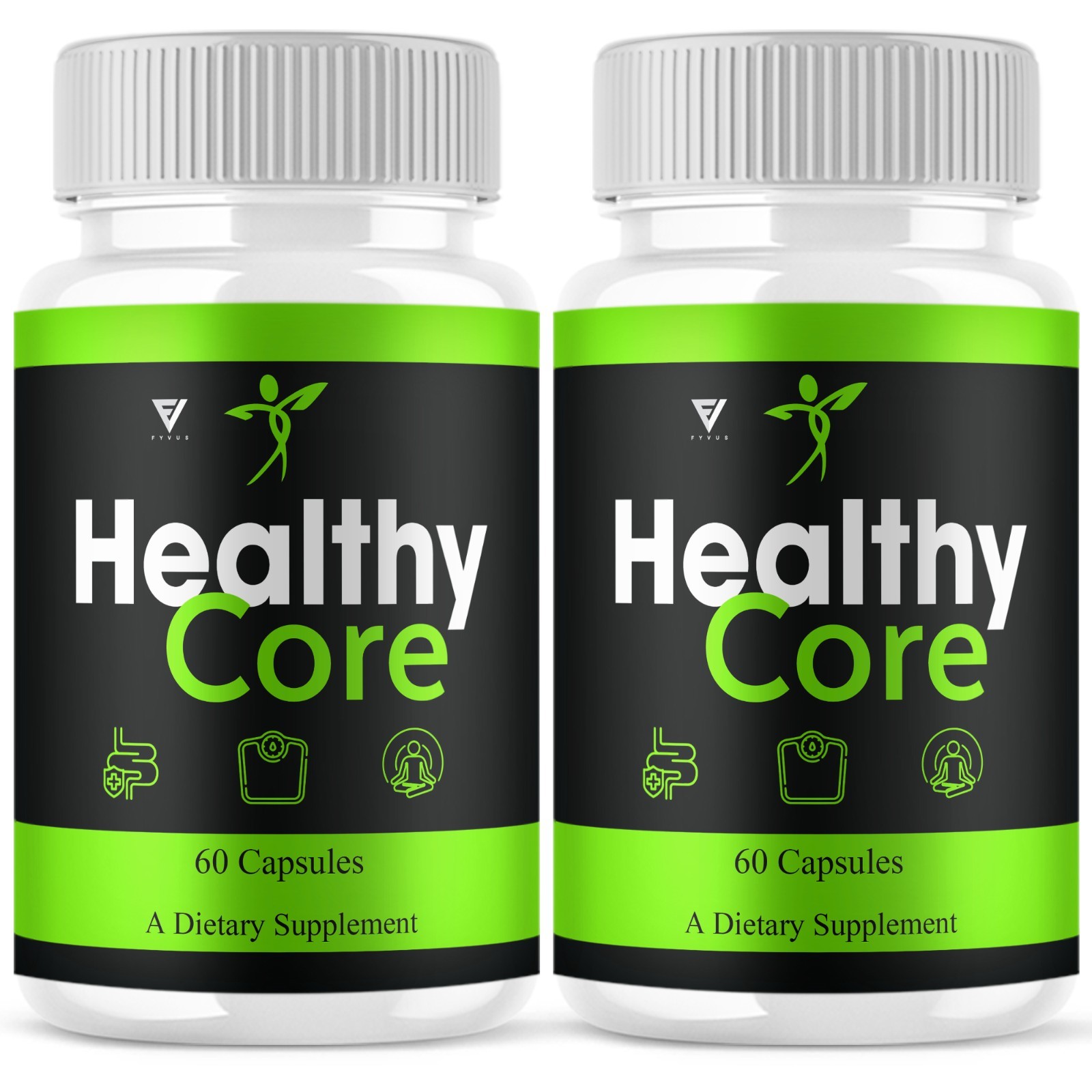 (2 Pack) Healthy Core Support, HealthyCore Advanced Supplement (120 Capsules)