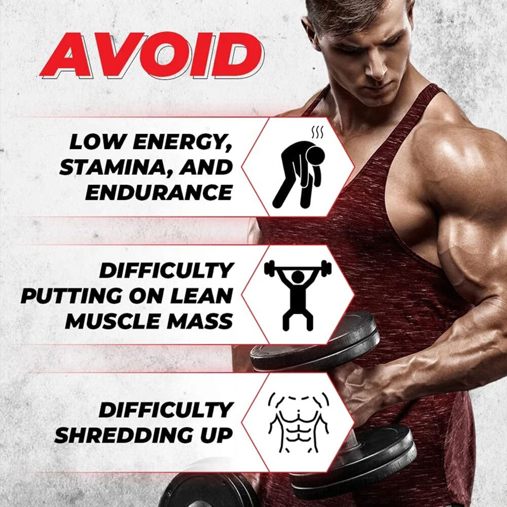 Testosterone Booster for Men – Energy Muscle Growth Strength Desire Testosteron
