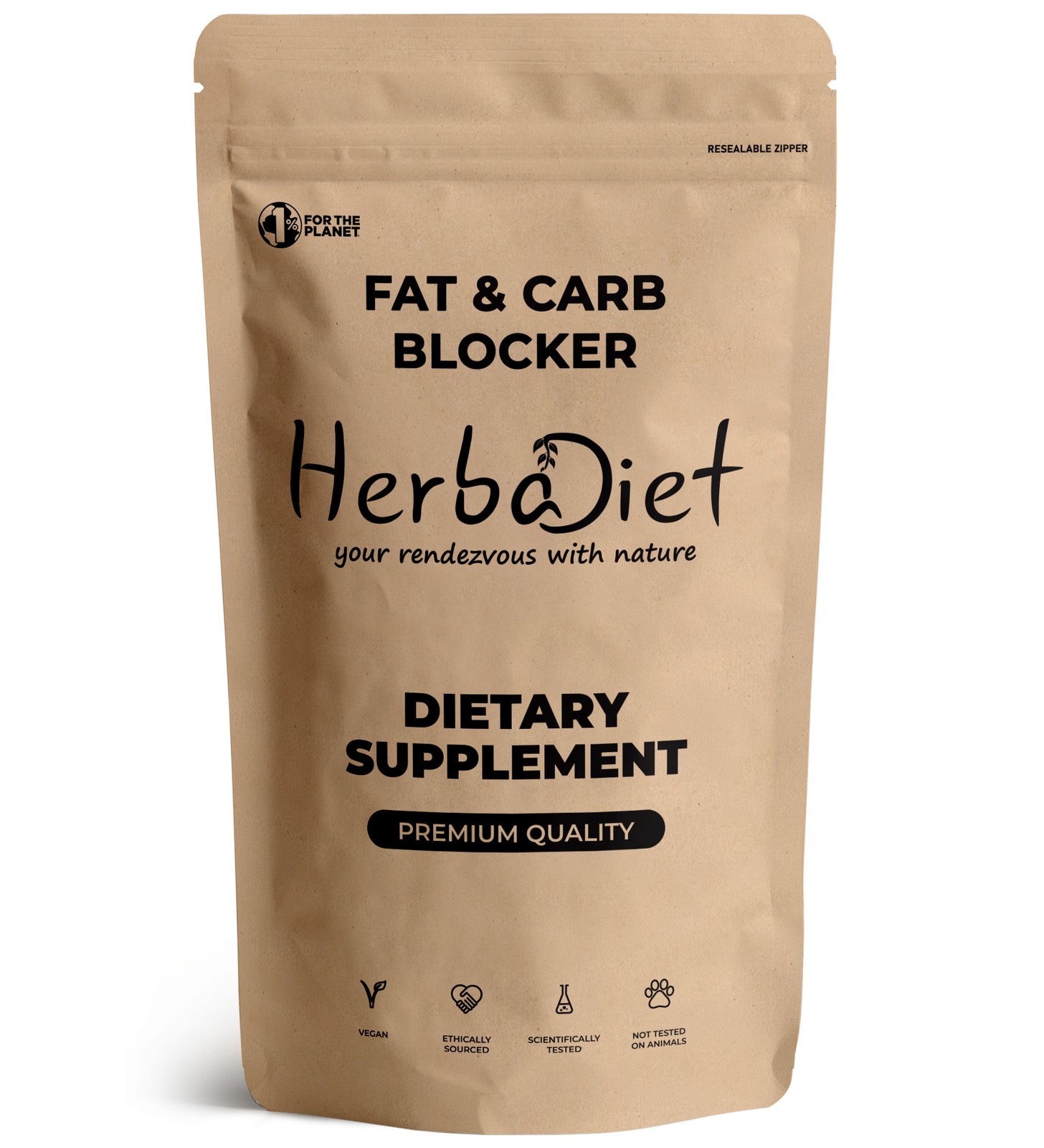 Fat & Carb Blocker Appetite Suppressant Burner Weight Loss Supplement Keto Diet