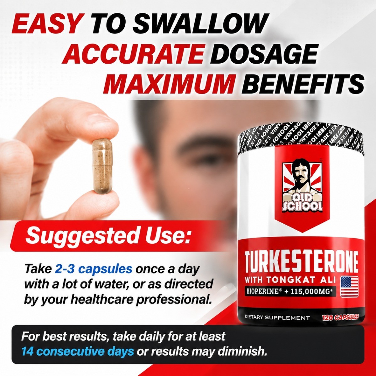 Plant Extract Complex 120 Capsules 1500mg with Tongkat Blend