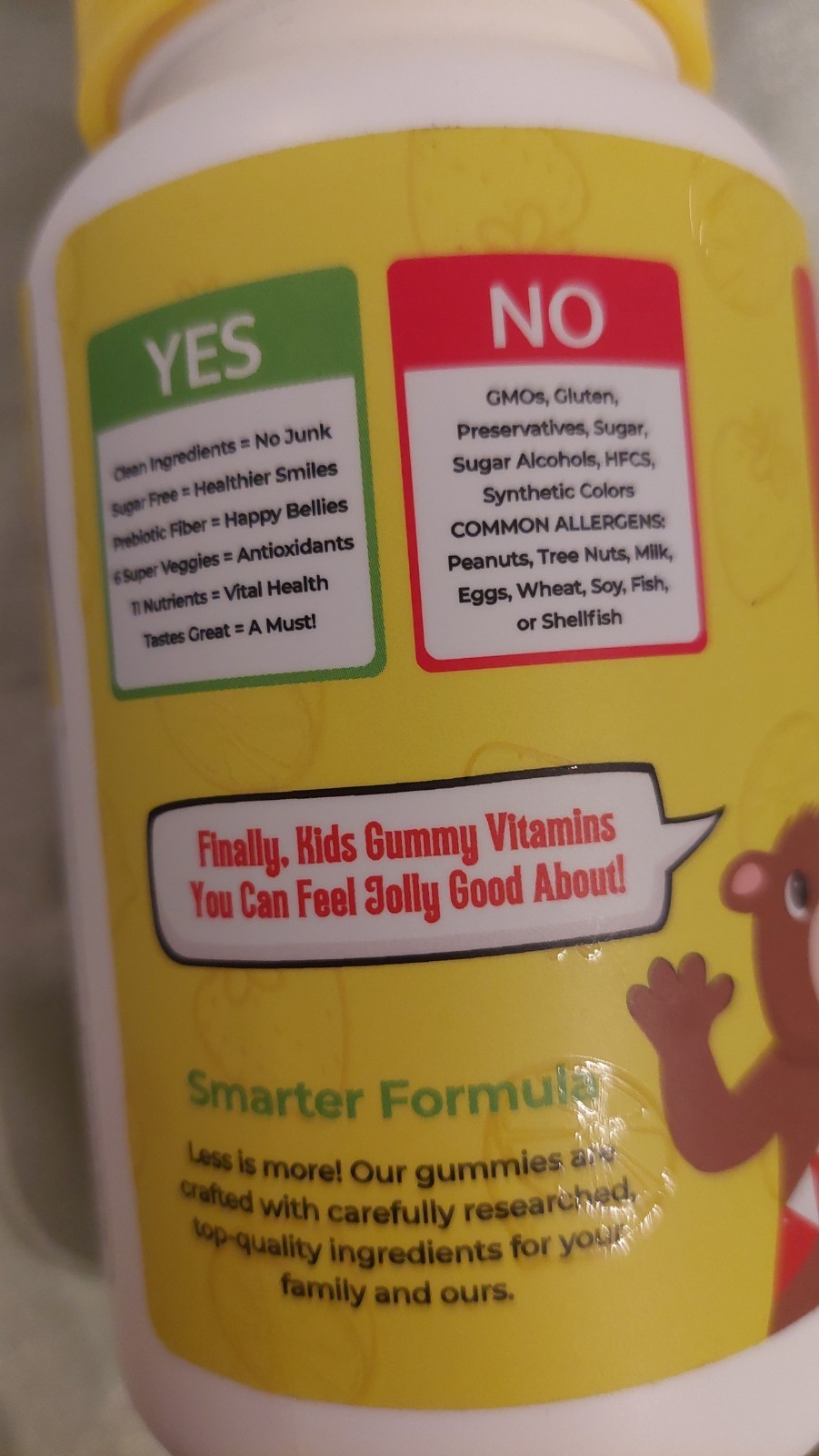 Multivitamin & Prebiotic 60Ct Jolly OTC Medicine Health Supplement Wellness