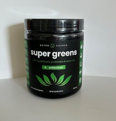 Nutra Champs Super Greens 8.25oz 30 Servings Unflavorede EXP 05/2025