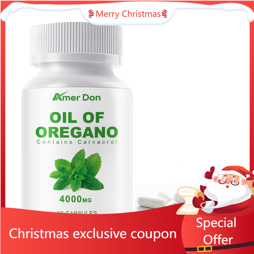 Oregano pills 4000mg immune support , fungus away Capsules Contains Carvacrol