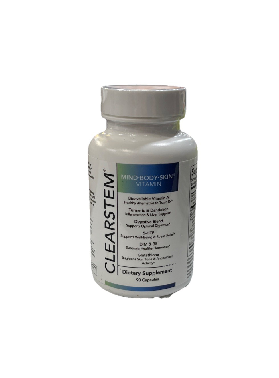 Clearstem Mind Body Skin Vitamin Dietary Supplement 90 Capsules
