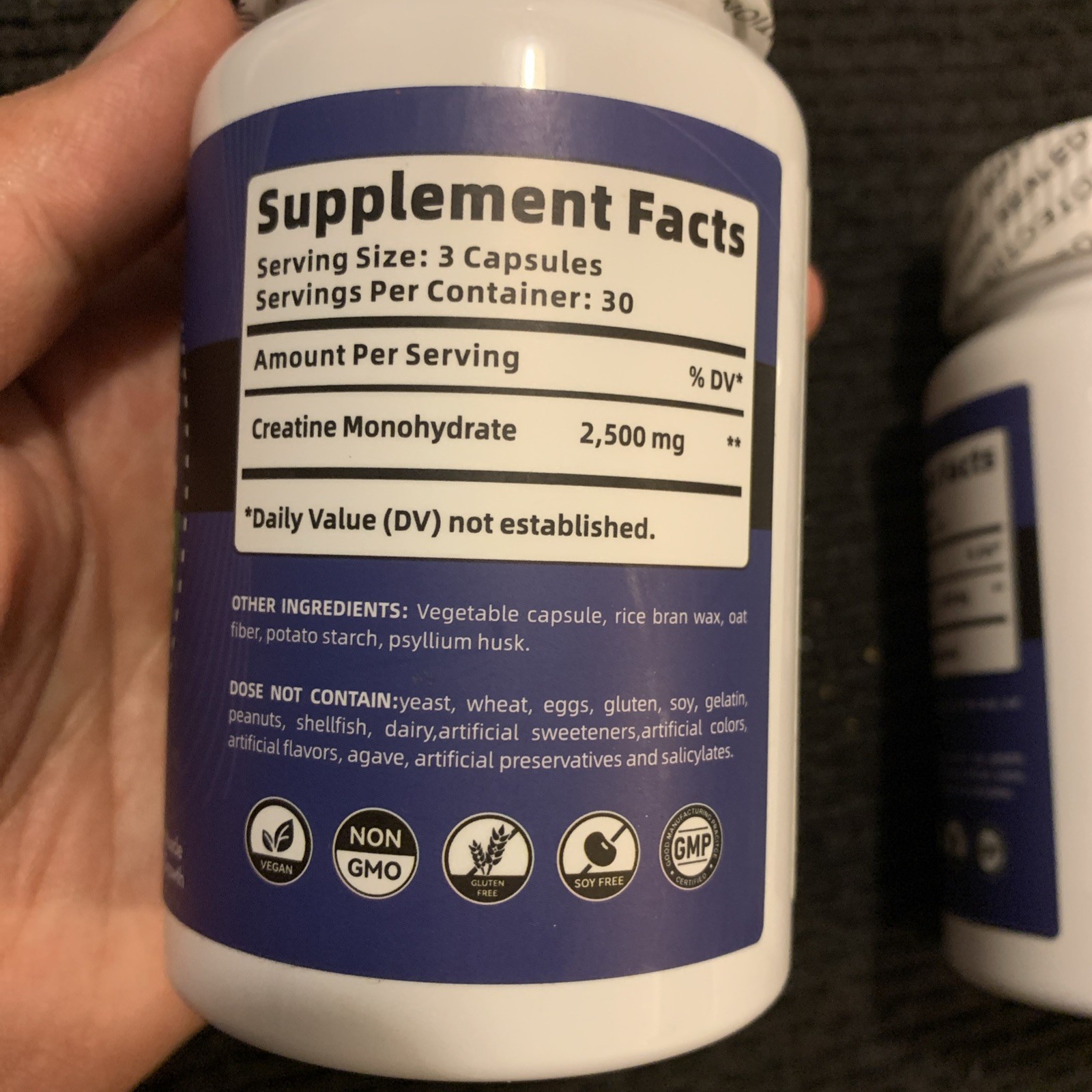 3 – NoavII Creatine Monohydrate Muscle Gain 270 Capsules Exp. 07/2026