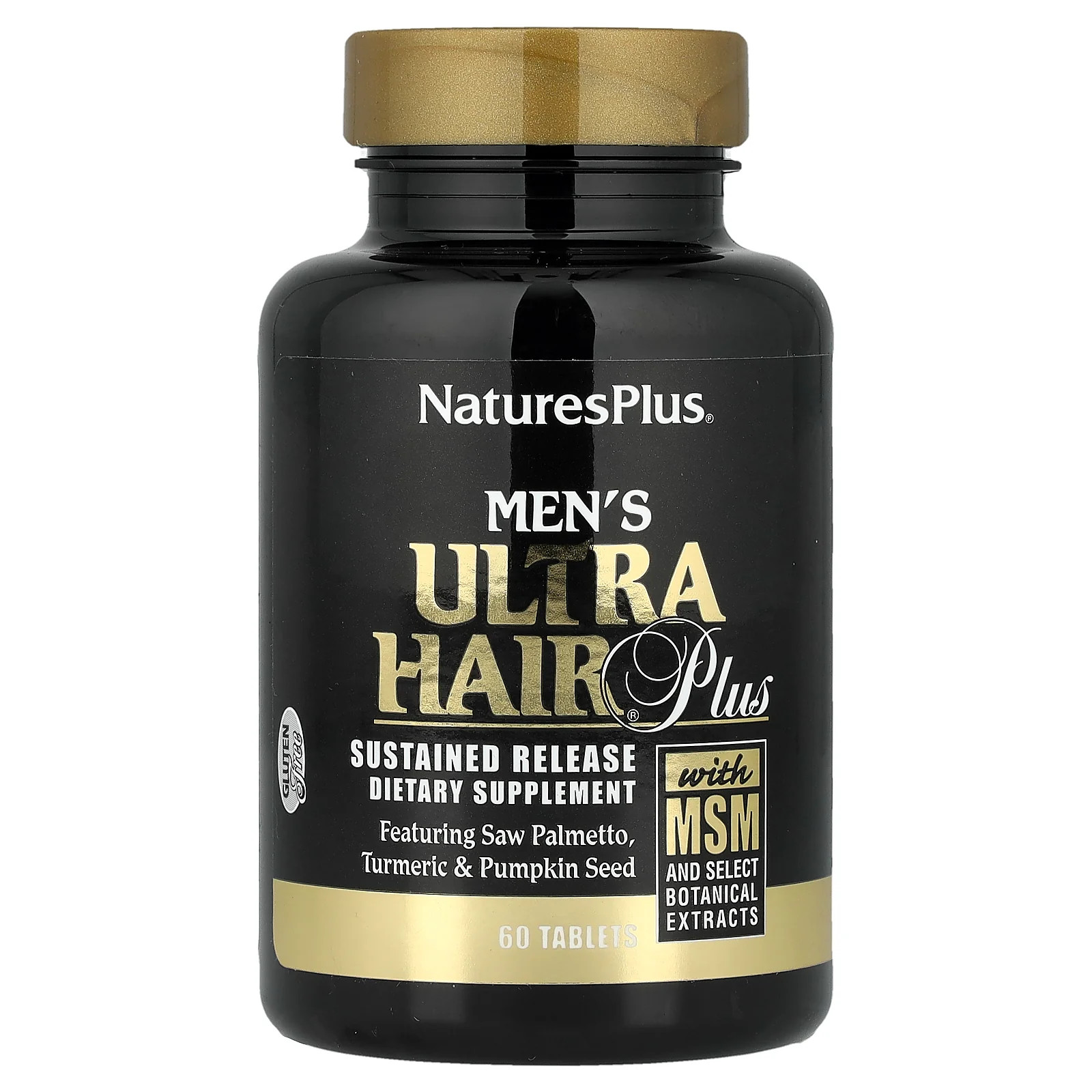 2 X NaturesPlus, Men’s Ultra Hair� Plus, With MSM and Select Botanical Extracts