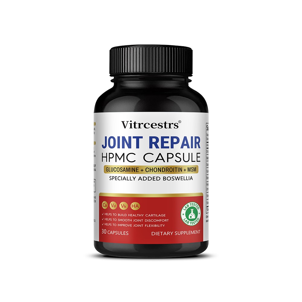 Vitrcestrs Glucosamine + Chondroitin + MSM For Joint Comfort 30/60/120 Capsules