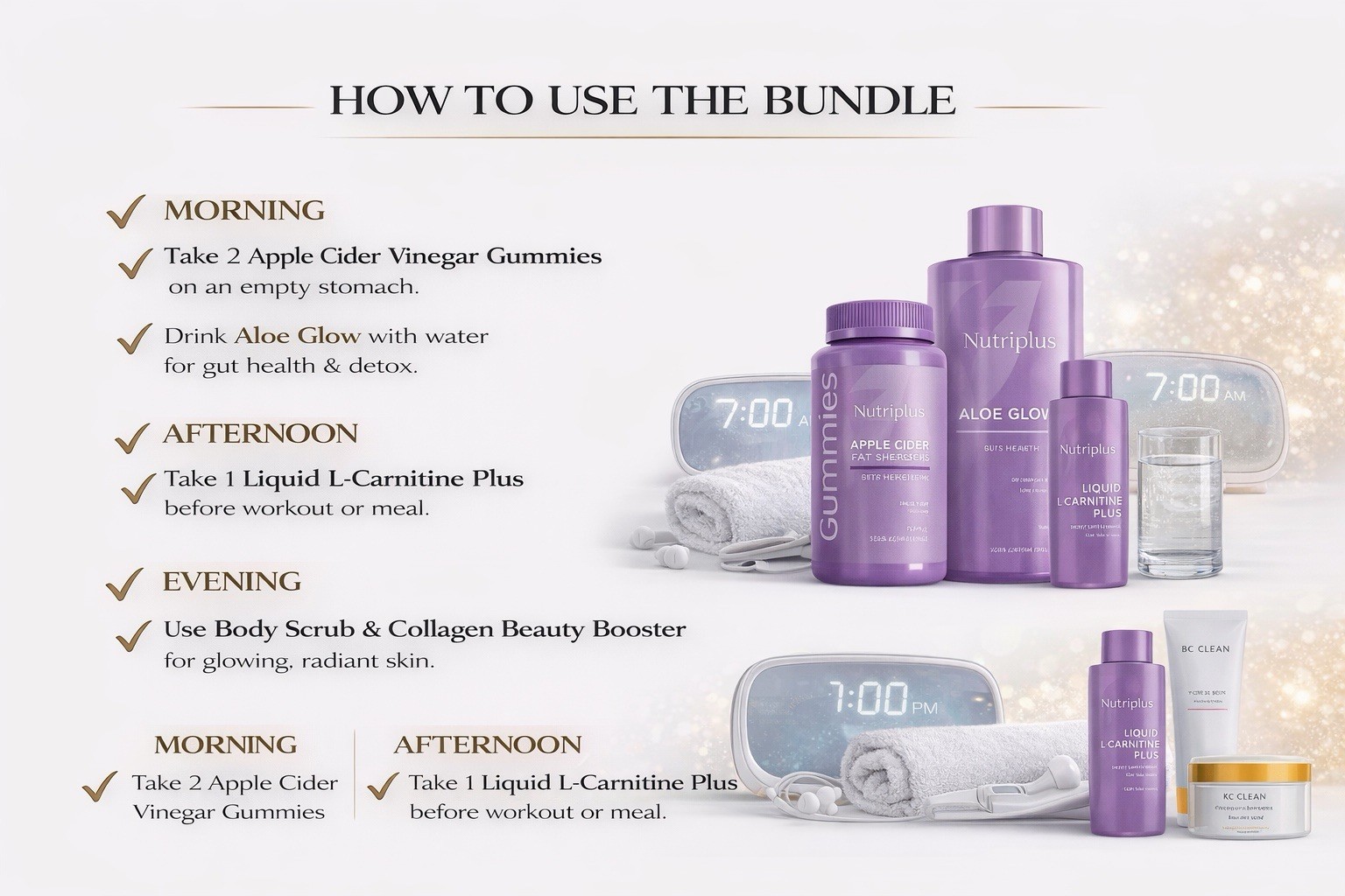21-Day Detox Bundle Natural Weight Loss System + FREE Cookbook $400 Value Kit