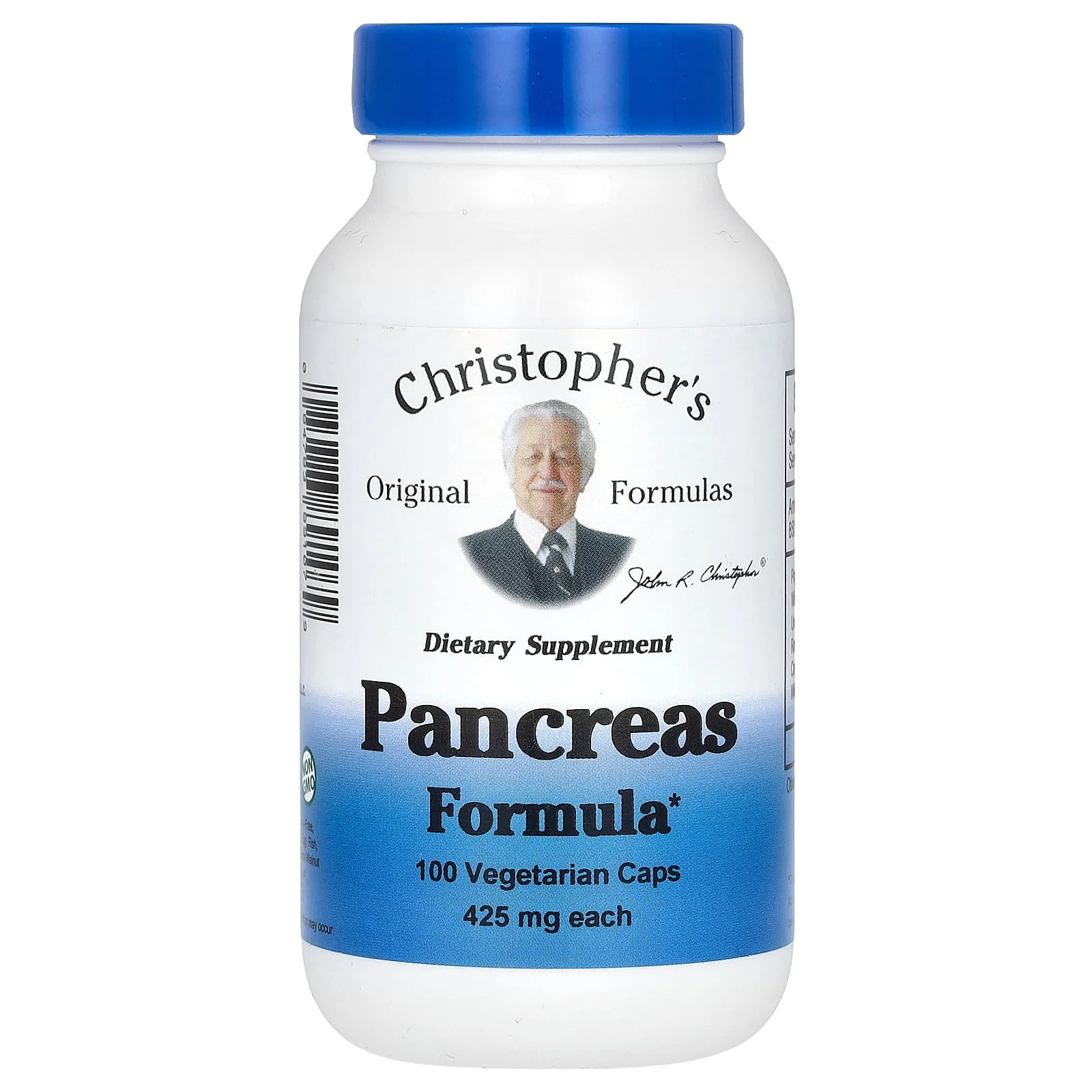 2 X Christopher’s Original Formulas, Pancreas Formula, 100 Vegetarian Caps
