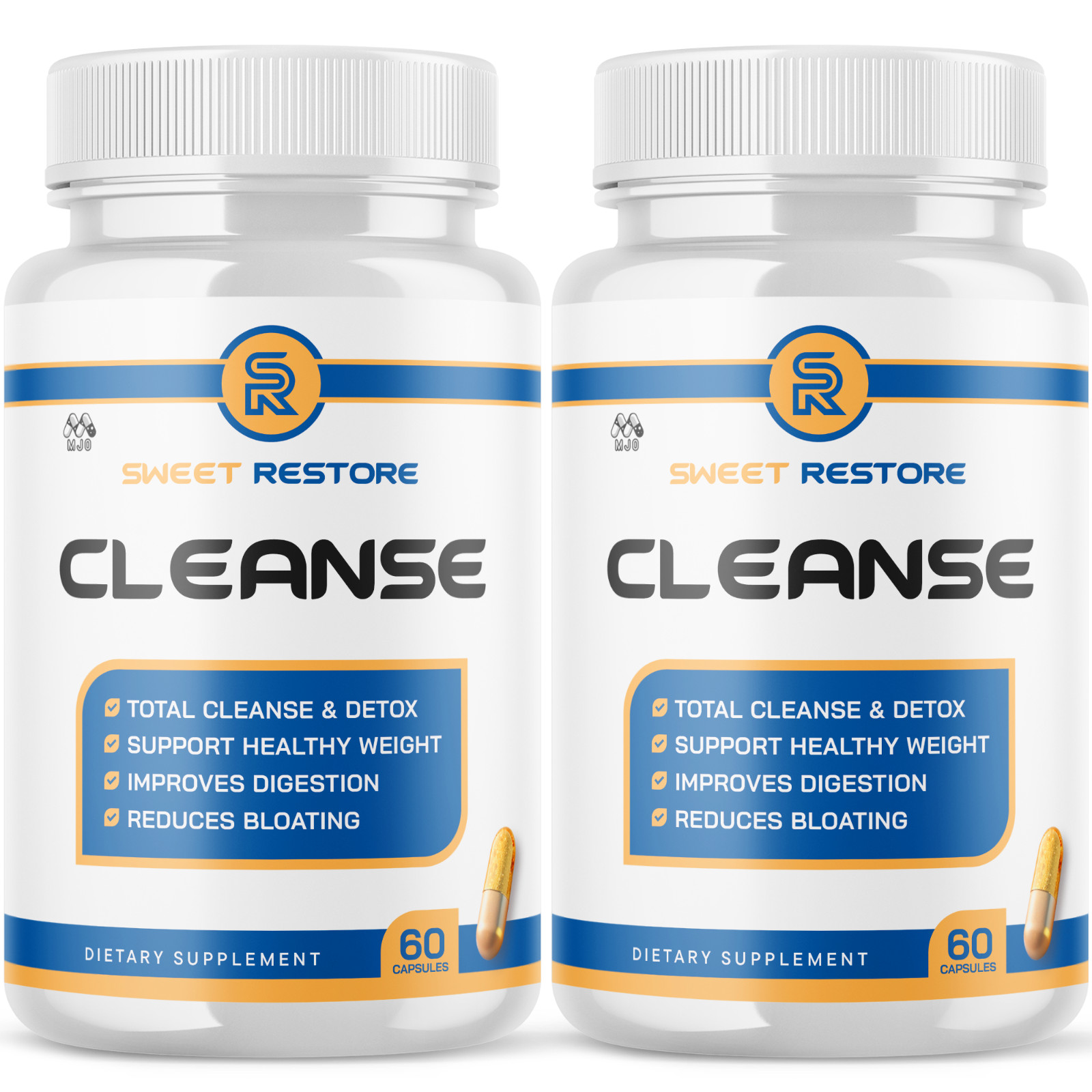(2 Pack) Sweet Restore Cleanse Advanced Support Vitamin Supplement 120 Capsules