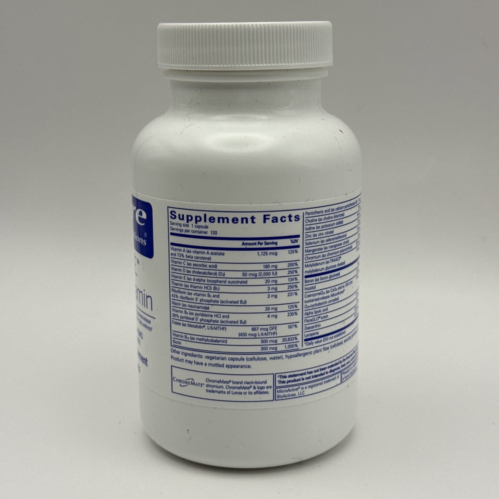 Pure Encapsulations O.N.E. Multivitamin 120 Caps
