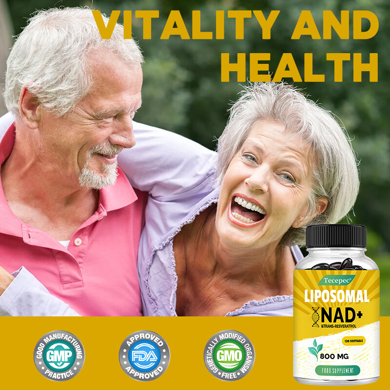 Liposomal NAD+ 500mg Trans-Resveratrol 300 mg Healthy Boosts Metabolism