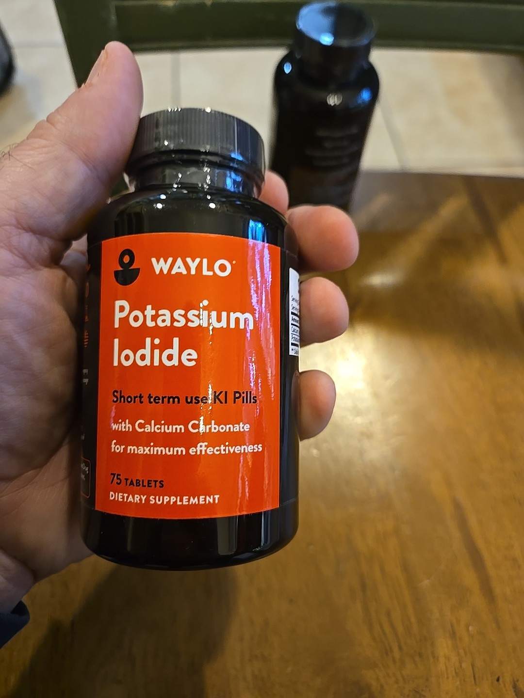 2 X Waylo KI Potassium + Iodide Tablets 130 mg per Tablet 75 Count Exp 11/2032