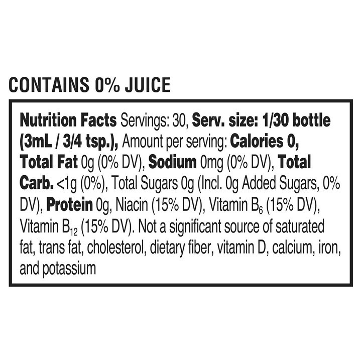 Great Value Grape Liquid Drink Enhancer, 3.11 fl oz Bottle