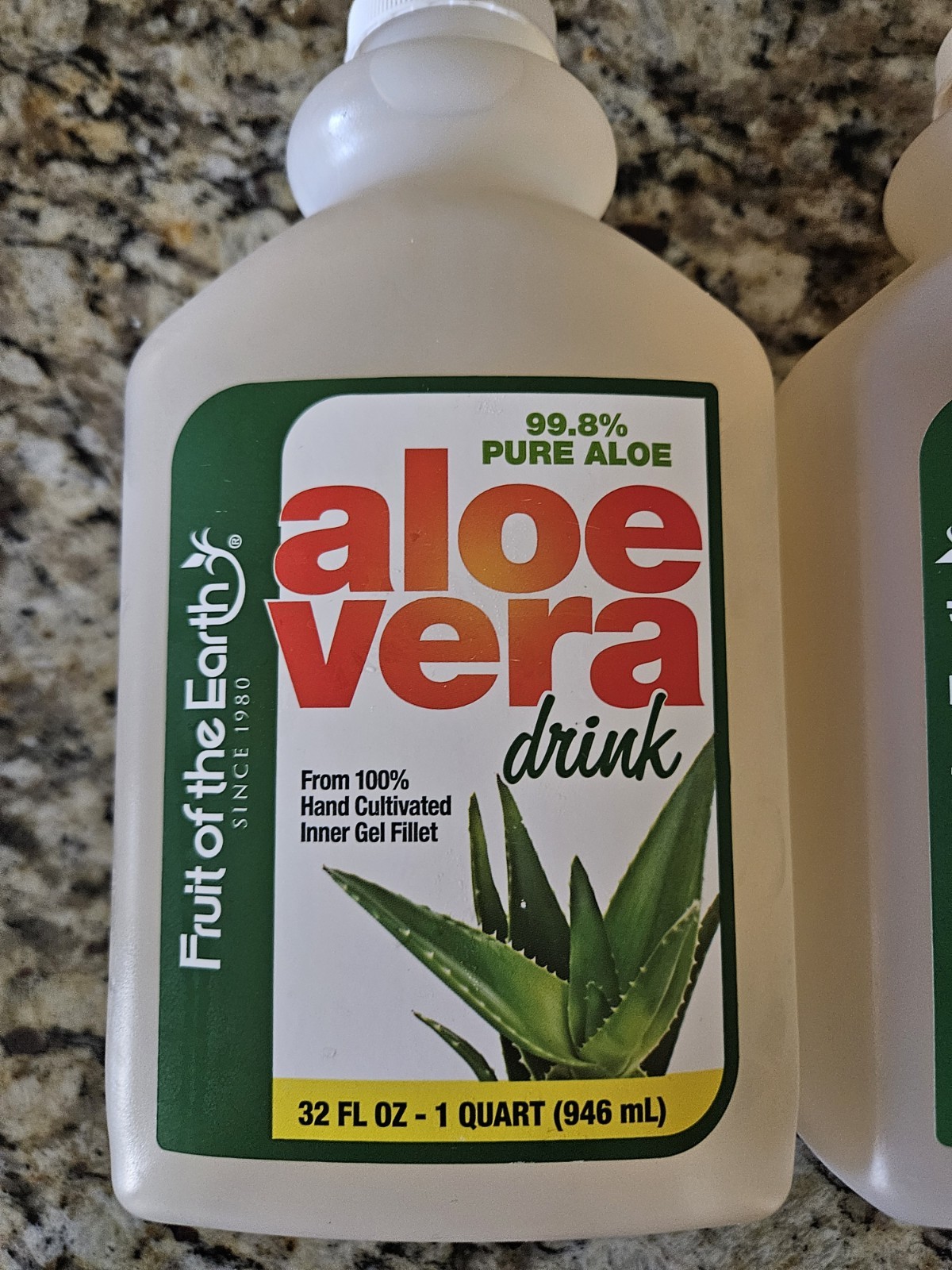 Fruit of the Earth Original Aloe Vera Drink 32 Fl Oz 1 Quart Qty 2 New