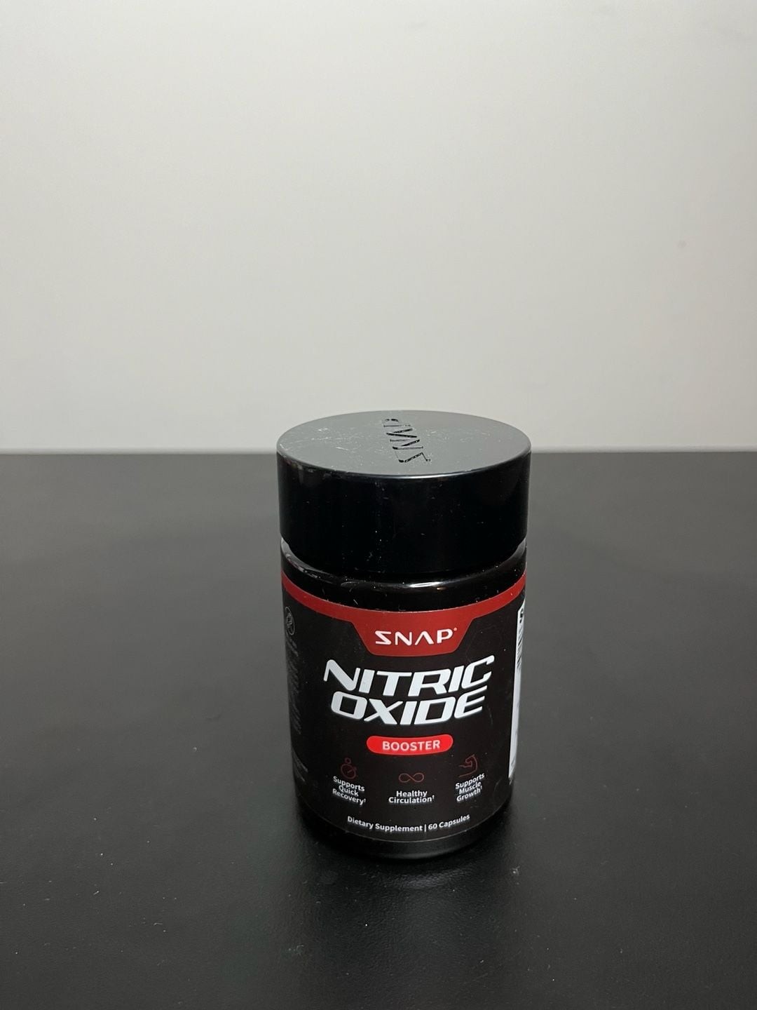 Snap Supplements Nitric Oxide Booster Dietary Supplement, 60 Capsules