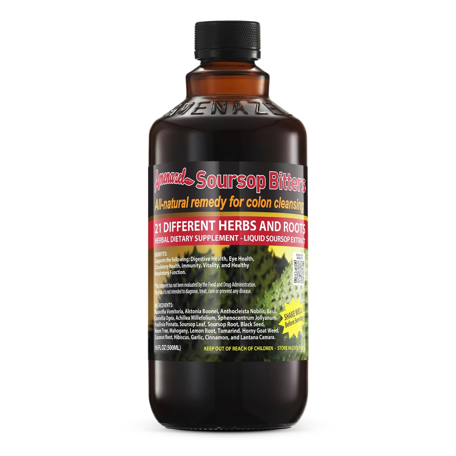 Organic Soursop Bitters, 16 fl oz