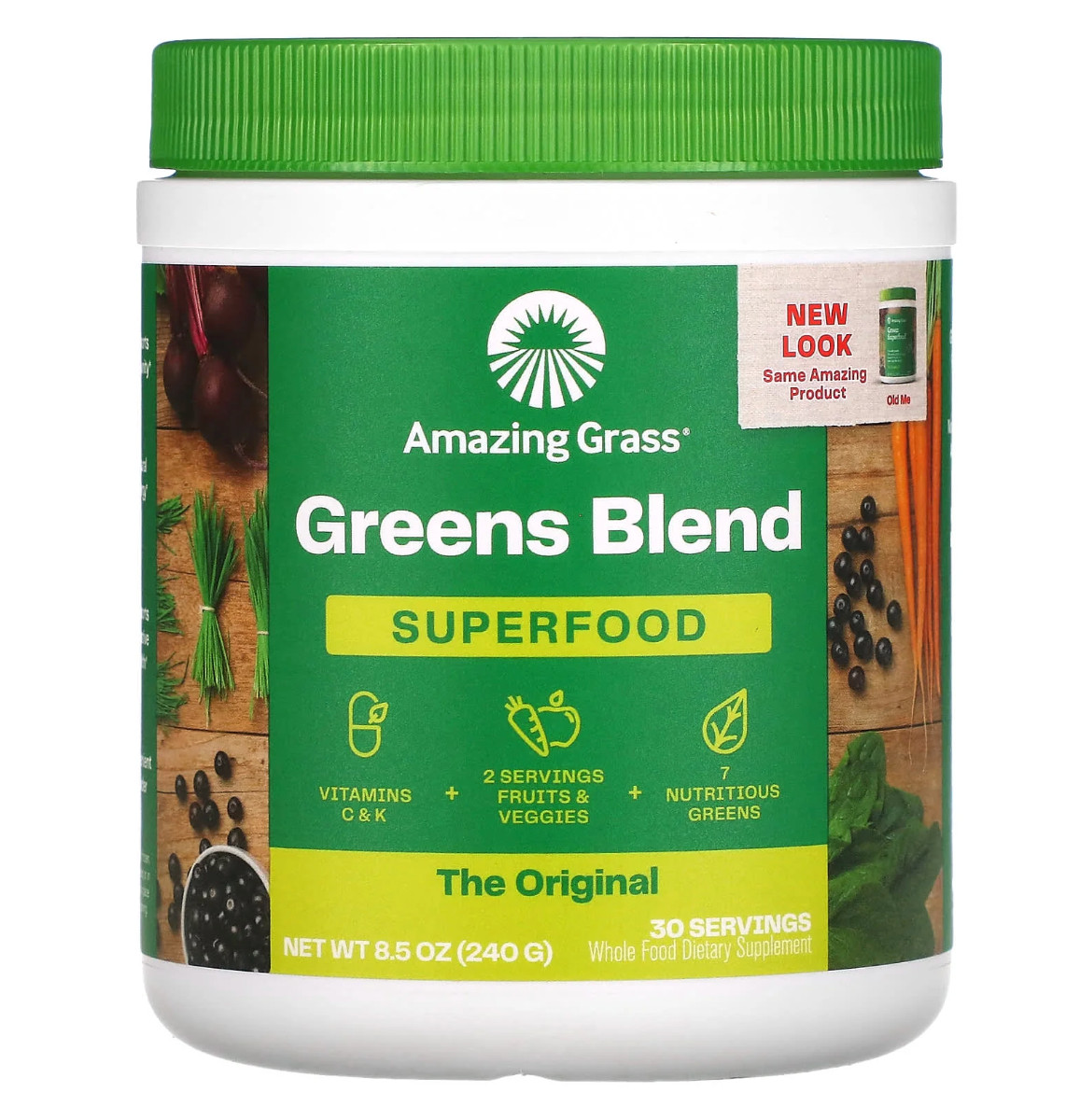 Amazing Grass Green Superfood Supplement The Original 8.5 oz – 30 Servings