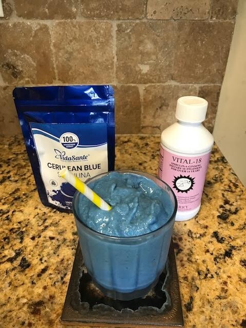 Blue Spirulina Organic Powder – Non GMO Boost Immune System Odorless